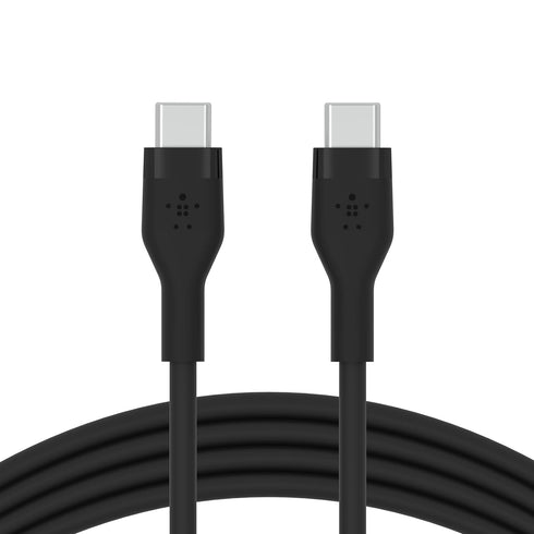 Belkin BoostCharge Flex Silicone USB-C to USB-C Cable (1M/3.3FT), MFi-Certified Charging Cable for iPhone 15 Series, Samsung Galaxy Series, Google...