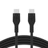 Belkin BoostCharge Flex Silicone USB-C to USB-C Cable (1M/3.3FT), MFi-Certified Charging Cable for iPhone 15 Series, Samsung Galaxy Series, Google...