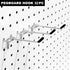 Pegboard Hooks Pegboard Accessories,2 inch,Pegboard Organizer Kit for Garage Organization,Tool Storage, 32 Pack...