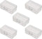 Fielect 5Pcs 9V Battery Storage Case, Battery Organizer for 9V Battery Multipurpose Battery Storage Box Holder Case Transparent for 9V Battery...