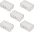 Fielect 5Pcs 9V Battery Storage Case, Battery Organizer for 9V Battery Multipurpose Battery Storage Box Holder Case Transparent for 9V Battery...