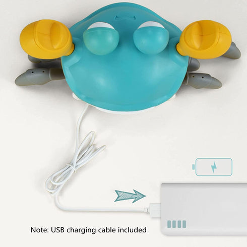 Crawling Crab Baby Toys - Infant Tummy Time Toy Gifts 3 4 5 6 7 8 9 10 11 12 Babies Boy Girl Dancing Walking Moving Learning Crawl 0-6 to 12-18 Mo...