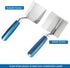 2 Pack Drywall Corner Tool Set, 3 Inch Drywall Outside Corner Knife and Inside Corner Knife, with Soft Grip Handle, Stainless Steel Outside Inside...