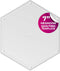 Hexagon Quilting Template Set - 7" with 1/4" Seam Allowance - Durable Acrylic Templates for Quilting, Patchwork, Crafting, & Sewing Projects - Cle...