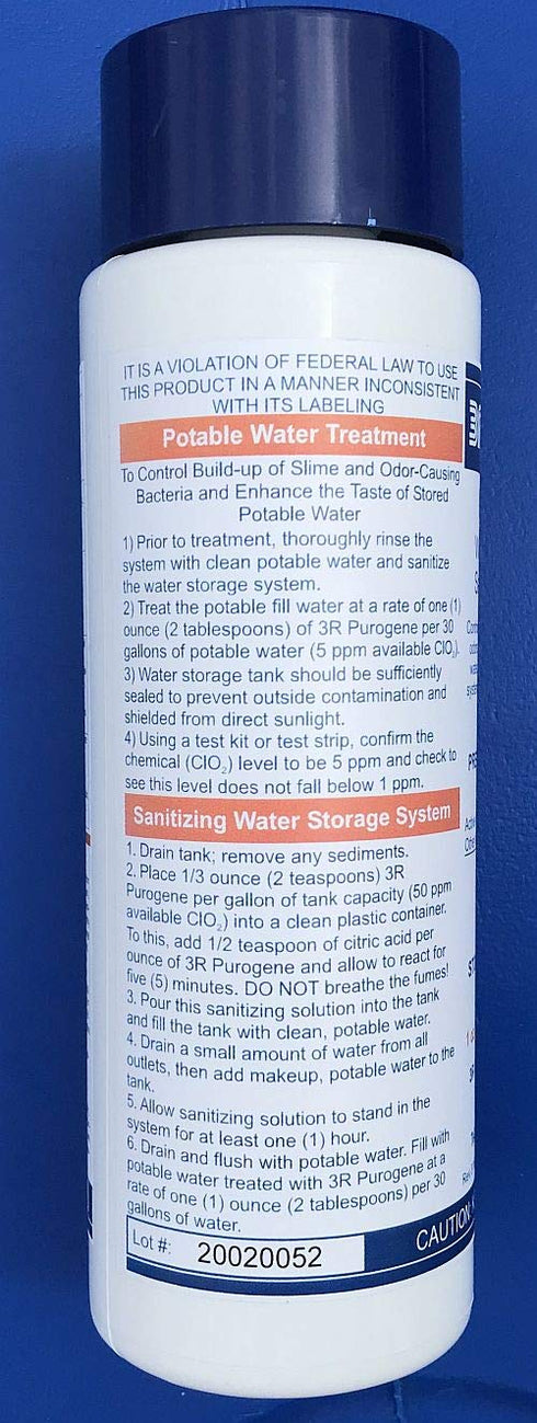 BayTec Containers 4oz Drinking Water Preserver Purog for Long-Term Storage of Drinking Water...