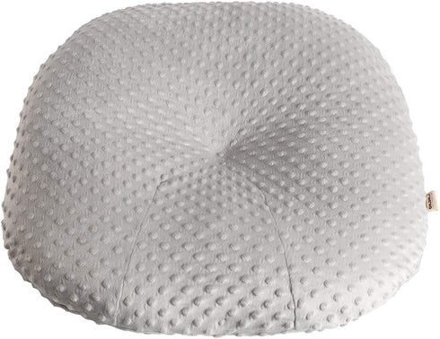 OWLOWLA Newborn Lounger Cover,Minky Removable Slipcover Fits Newborn Lounger for Baby Boy Girl(Silver Gray)...