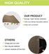 Cat Scratching Board, Corrugate Cat Scratcher for Indoor Cats with Catnip, Cat Scratch Pad with Premium Scratch Textures Design, Cardboard Cat Scr...