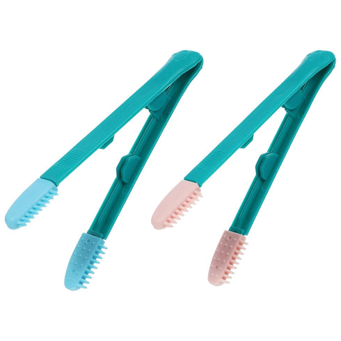 POPETPOP Cat Dog Tear Stain Remover: Multifunctional Dog Eye Comb Brush 2pcs Mini Pets Grooming Comb for Dogs Cats Puppy Kitten Removing Crust and...