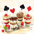 Glitter Poker Heart Cupcake Toppers, Playing Cards Muffin Cake Fruit Food Picks Casino Party Decor (20pcs Poker)...