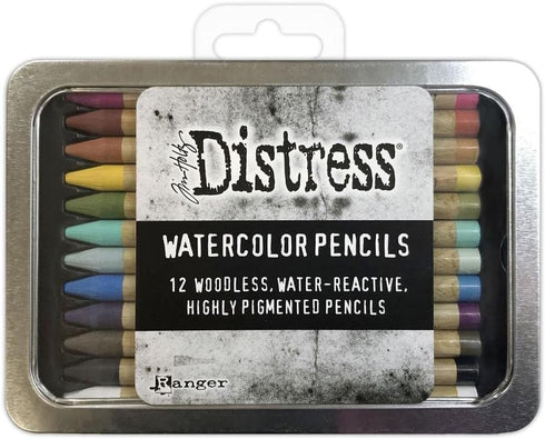 Ranger Industries Tim Holtz Distress Watercolour Pencils Kit 1 (12 Pack)...