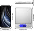 Digital Kitchen Scale with 2 Trays, Diyife 500g/0.01g High Precision Cooking Food Scale, Mini Gram Scale with LCD Display, 6 Units, Auto Off, Tare...