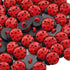 50 PCS Plastic Ladybug Shank Buttons Tag Embellishments Ornaments Craft Buttons for Sewing...