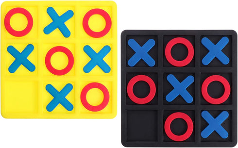 Toe Game Board 2 Boxes Noughts and Crosses Game Kids Toe Game Strategy Board Game for Kids Adult...