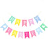 TUPARKA 2pcs Easter Banners, 'Happy Easter' Bunting Garland Decorations, Lightweight Hessian Banner, Pennant Shape, 2.5m Length, Ideal for Party, ...