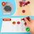 Yelsky Wax Seal Kit of 24-Cavity Wax Sealing Mat and 5 pcs(4 * 12 Stickers Dots per piece) Adhensive Wax Seal Stickers Dots for Craft Adhesive Wax...