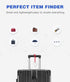 Key Finder,Item Finder Works with Apple Find My (iOS only), Smart Bluetooth Tracker for Suitcase, Bags, Wallets,Pets and More. Replaceable Battery...