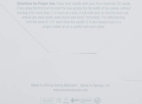 Aroma Naturals Votive Candles Essential Oil with Juniper Spruce and Basil, Evergreen Holiday, 6 Count...