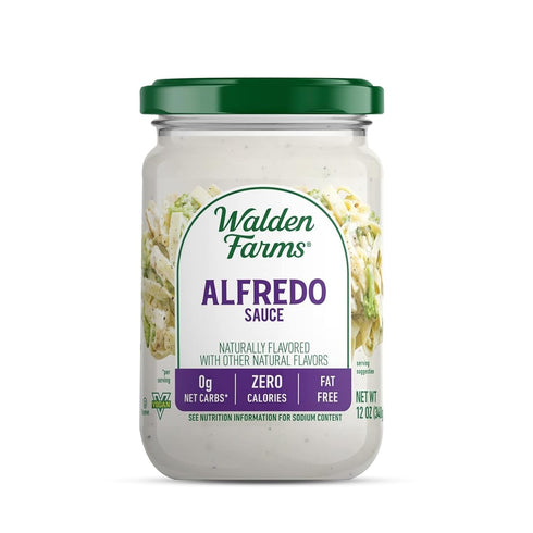 Walden Farms Light Alfredo Sauce, 12 oz. Jar - Thick & Creamy, Fresh and Flavorful, Vegan, Paleo & Keto Friendly, Non-Dairy Milk Substitute, 0g Ne...
