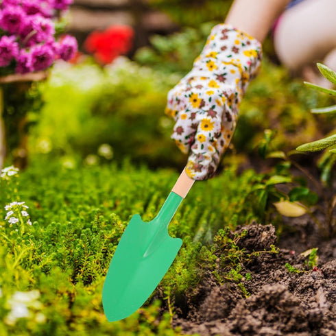 Kisangel 8pcs Wooden Handle Shovel Hand Shovel Garden Shovel Garden Spade Shovel Transplanter Trowel Potting Shovel Beach Sand Shovel Gardening Sh...