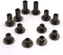 ALLOYMSYY 110 Sets Black Chicago Leather Fasteners Leather Rivets Kit for Shoe/Belt Repair/Fabric Rivets...