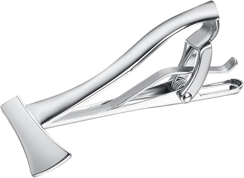 Yoursfs Electrician Tie Bar For Men 316L Stainless Steel Silver Nail Novelty Construction Tie Clips Jewelry...