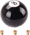Black 8 Billiard Style Manual Stick Shift Knob with Adapter Universal Fit for Acura Honda Infiniti Lexus Mazda Mitsubishi Nissan Scion Subaru Toyo...