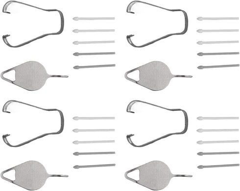 for Galaxy Tab S6 lite 10.4" SM P610 SM P615 Nibs, 20x Replacement Touch Stylus Tips Stylus Pen Tips, 4 Tweezers, 4 Ejector Pins......