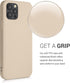 kwmobile Case Compatible with Apple iPhone 12 / iPhone 12 Pro Case - Slim Protective TPU Silicone Phone Cover - Mother of Pearl...