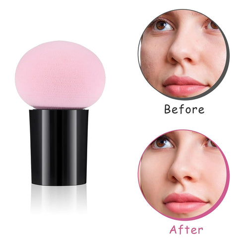Sibba 4 PCS Makeup Eggs Sponge Beauty Blender Foundation Blending Make Up Concealer Applicator Cosmetic Face Eye Brush Set With Mini Handle Loose ...