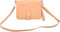 Diaper Clutch Bag/Tan Vegan Leather/ 9in x 7in x 1in/ Minimalist Travel Diaper Bag/Mini Diaper Bag/Wipe Dispenser Pouch/Secure Inner Zipper Pouch...