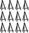 eBoot 12 Pieces 6.25 Inch Mini Wood Display Easel, Black...