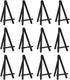 eBoot 12 Pieces 6.25 Inch Mini Wood Display Easel, Black...