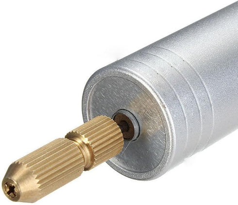 Yakamoz 0.7-1.2mm Mini Micro Electric Aluminum Hand Portable Handheld Drill with 15pcs Drill Bits, 2A Power Supply Included...