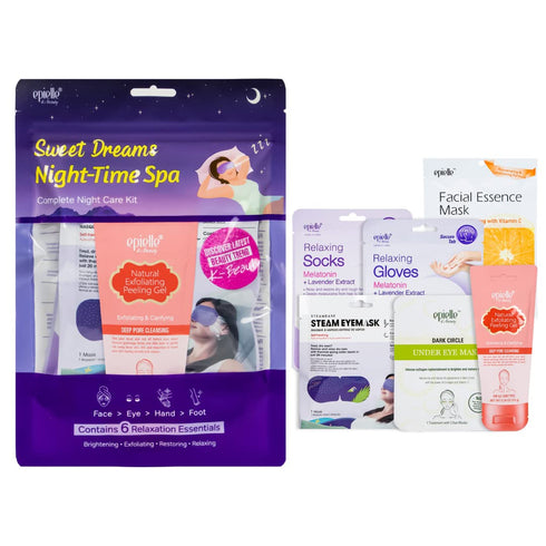 Sweet Dream Night Time Spa Kits | Luxury Spa Gift Sets for Relaxation | Includes Spa Day Essentials | Perfect Beauty Gift for Pampering & Self-Car...