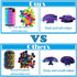 Magic 3D Puzzle Cube Rainbow Fidget Toys Cylinder Rotate Slide 7 Layers Educational Games for Kids Adults...