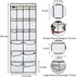 1 Pack Extra Large Hanging Over Door Shoe Organizers, Hanging Storage Shoe Rack for Closet, with 4+4 Hooks Shoes Holder for Closet Bedroom, 12+6Po...