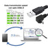 chenyang USB 2.0 to Micro USB 90 Degree UP Angled Data Charge Extension Cable 0.3M...
