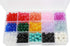 PAMIR TONG 440pcs 8mm Natural Chalcedony Beads Kits Gemstone Jade Glass Beads Round Loose Beads DIY Smooth Beads for Bracelet Necklace Jewelry Mak...