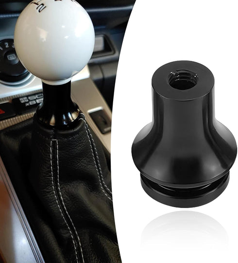 1 PC M12 x 1.25 Car Shift Knob Boot Retainer, Waterproof Metal Manual Vehicle Gear Shifter Lever Adapter Accessories, Compatible with Subaru Ford ...