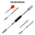 4 Pack 5 Inch and 6 Inch Automatic Center Punch Tool Adjustable Spring Loaded Punch and Metal Engraving Pen for Metal Wood Working with Hard-Shell...