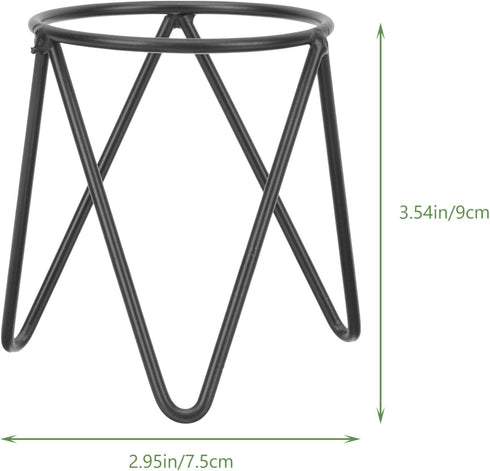 IMIKEYA Metal Crystal Sphere Holder Small Crystal Ball Stand Egg Stand Crystal Ball Holder Crystal Sphere Stand Glass Vase Display Stand Balls Dis...