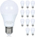12 Pack LED Light Bulbs 100 watt Equivalent, Efficient 13W, Daylight White 5000K, E26 Medium Base, A19 Standard Light Bulbs, 120V, Non-Dimmable...