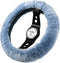 Andalus Australian Sheepskin Wool Steering Wheel Cover for Women & Men - Universal 15 Inch Steering Wheels & Accessories - Eco-Friendly Wheel Cove...