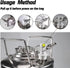 PERA Corny Keg Quick Disconnect Ball Lock Disconnect Set with Stainless Steel Swivel Nut for Home Brewing Beer Keg System (PACK OF 8)...