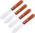 Super Z Outlet 8" Stainless Steel Straight Edge Butter Cheese Cream Sandwich Condiment Spreader Knives with Wood Handle for Kitchen Tools, Cooking...