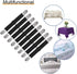 8Pcs Adjustable Bed Sheet Straps Clips, Elastic Mattress Sheet Fasteners Holder and Suspenders, Grippers to Hold Sheet, Mattress, Sofa, Couch, Tab...