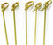 BambooMN 3.5" Green Knot Knotted Bamboo Cocktails Hors D'oeuvres Fruit Sandwich Skewers Picks for Catered Events, Holiday's, Restaurants or Buffet...