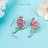SaiDian 2Pcs Crystal Rhinestone Flamingo Brooch Pin Pink Bird Enamel Collar Lapel Corsage Badge For Women...
