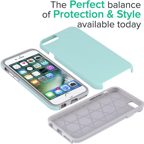 CellEver Heavy-Duty Case for iPhone 6 / 6s Dual Layer, Military Grade Protection, Elevated Screen & Camera Protection, Slim, Shockproof Non-Slip P...