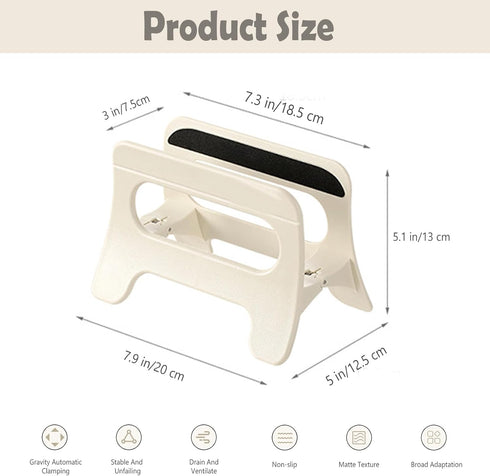 Adjustable Cutting Board Holder and Pot Lid Holder Rack for Countertop or Kitchen Cabinet...